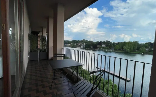 White 1 - city center river view