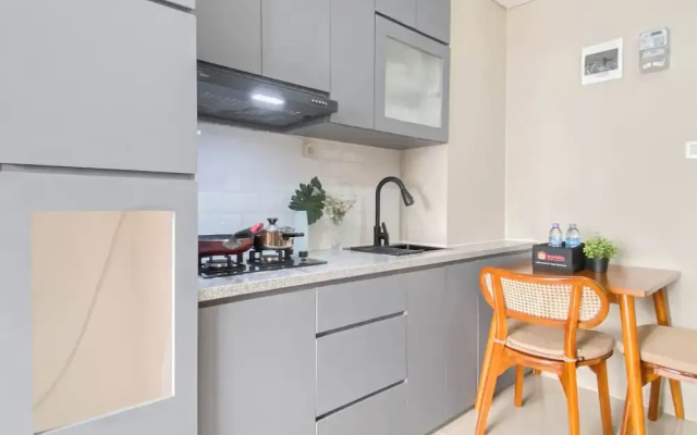Soft Grey 1Br At Royal Sentul Park Apartment