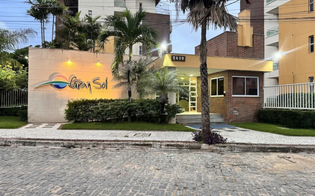GranSol, Terreo, Pé na areia, 03 qtos, 08 hóspedes, a 600m do B PARK