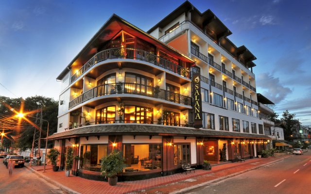 Отель Salana Boutique Hotel Лаос, Вьентьян - 2 отзыва об отеле, цены и фото номеров - забронировать отель Salana Boutique Hotel онлайн вид на фасад