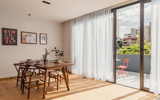 Casai Polanco 2BR 2BA Yucatec Luxury Flat