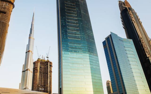 Отель Dream Inn 48 Burj Gate Burj Khalifa View вид на фасад