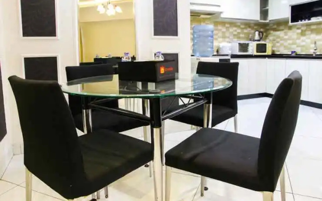 3BR with City View at Sudirman Condominium Apartment by Travelio