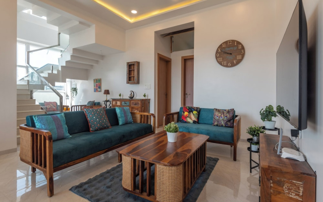 ELIVAAS 3BHK White House Villa with View