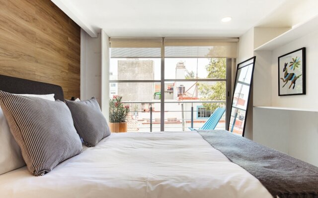 Апартаменты Beautiful Studio W/balcony Near La Condesa Мехико