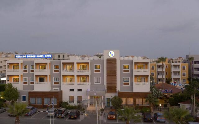 Апартаменты Kefalos - Damon Hotel Apartments Кипр, Пафос - отзывы, цены и фото номеров - забронировать отель Kefalos - Damon Hotel Apartments онлайн вид на фасад