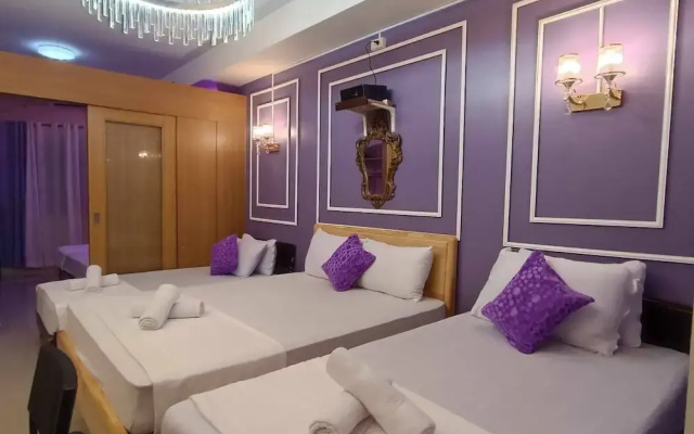 Royal Purple Cinema Room