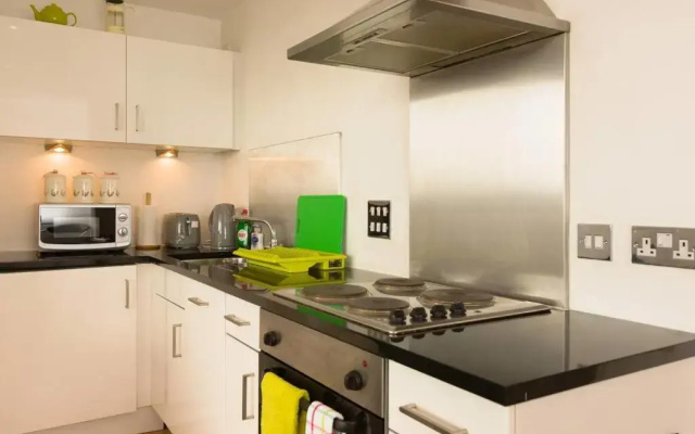 Trendy 10th floor studio apartment