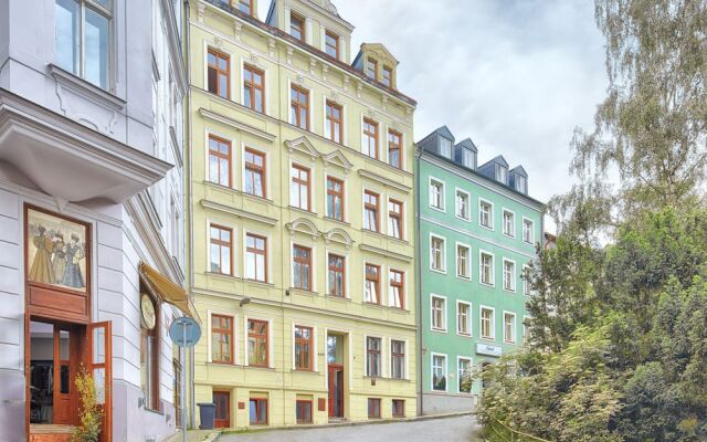 Отель Libušina Чехия, Карловы Вары - отзывы, цены и фото номеров - забронировать отель Libušina онлайн вид на фасад