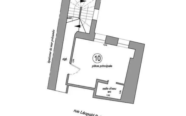 S02434 - Studio for 2 People, Metro Station Sentier