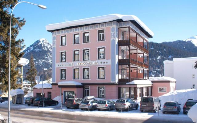 Отель Concordia Davos Швейцария, Давос - отзывы, цены и фото номеров - забронировать отель Concordia Davos онлайн вид на фасад