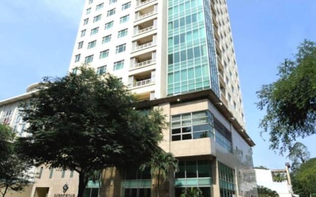Отель Indochine Park Tower Serviced Apartment Вьетнам, Хошимин - отзывы, цены и фото номеров - забронировать отель Indochine Park Tower Serviced Apartment онлайн вид на фасад
