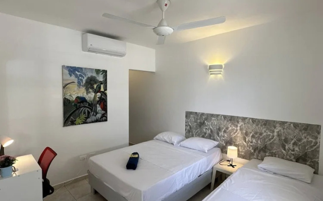 Secure 3-pers Apartment Close to the Beach