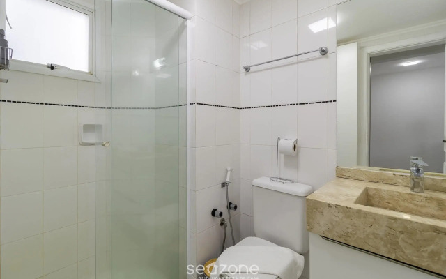 Apt a 2 min a pé da Praia de Jurerê - JSR0101