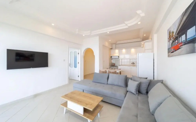 Lovely Flat with Sea and Nature View in Alanya
