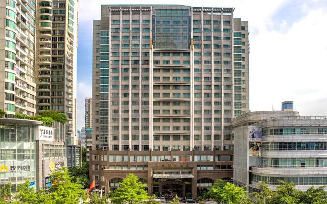 Отель Guangzhou Grand International Hotel Китай, Гуанчжоу - 8 отзывов об отеле, цены и фото номеров - забронировать отель Guangzhou Grand International Hotel онлайн вид на фасад