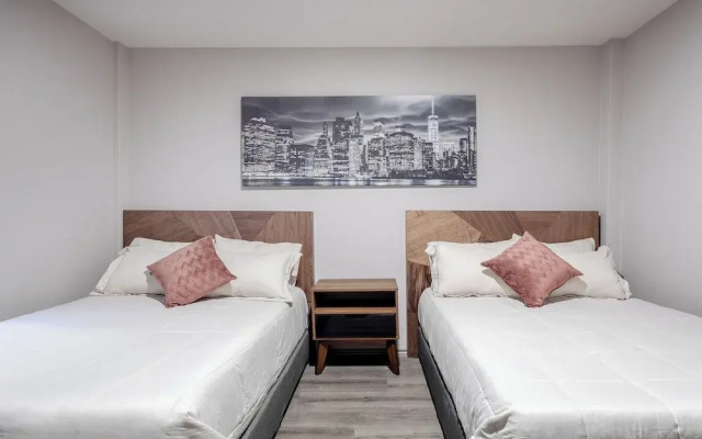 Modern Comfort in Roma Norte - Laundry -sleeps 7