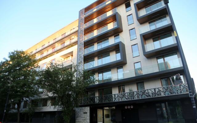 Апартаменты ASKI New Powisle Apartment вид на фасад