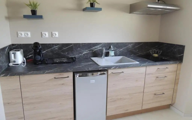 Appartement entre terre et baie