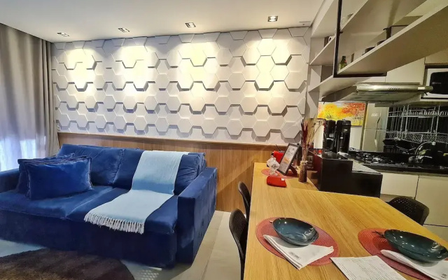 Dúplex Luxo com Piscina Aquecida, Lareira e Wifi