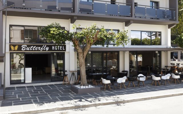 Отель Butterfly Hotel Греция, Родос - отзывы, цены и фото номеров - забронировать отель Butterfly Hotel онлайн вид на фасад