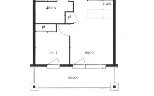 Appartement Les Menuires, 2 pièces, 6 personnes - FR-1-452-8