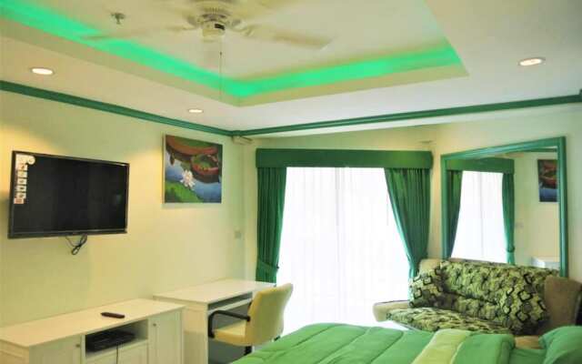 Отель Jomtien Beach Condo Floor 12 Паттайя комната для гостей