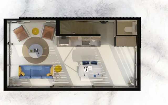 Modern Lodge With two Bathrooms, 100m From the sea