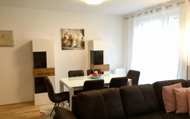White Vintage Park View Apartment