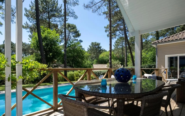 Villa a Biscarrosse Avec Piscine Chauffee Et Jardin Pour 6 Personnes - Fr-1-521-93