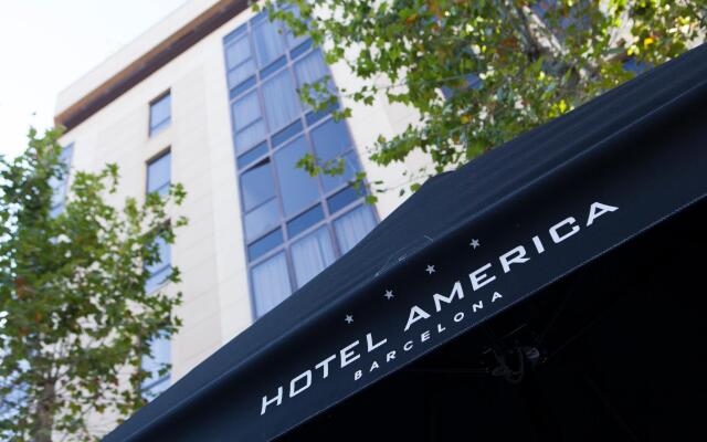 Отель America Barcelona вид на фасад