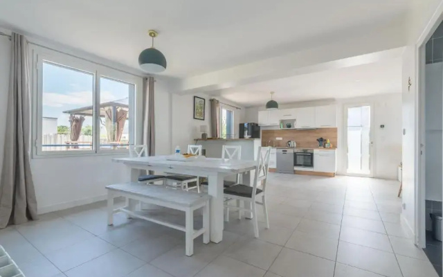 Maison de famille avec jardin à 10min de la plage