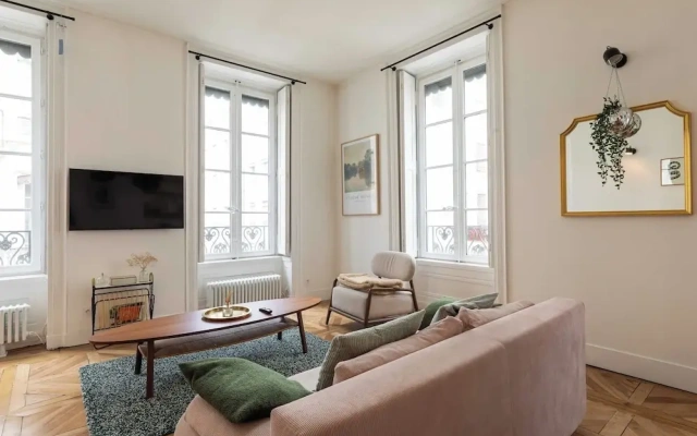 Luminous Apartment 2br/4p - Bellecour/place Ampere