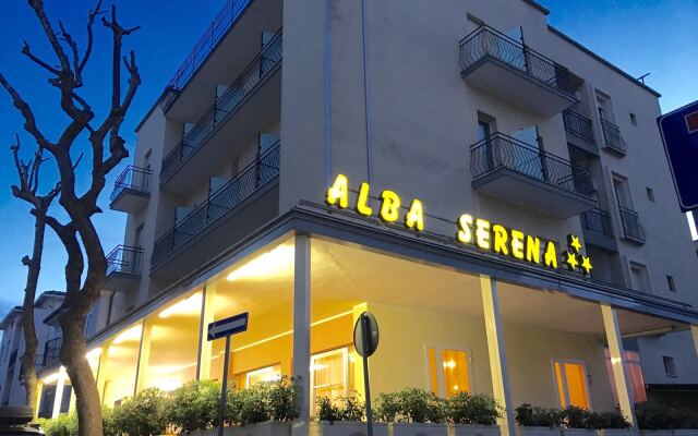Отель Alba Serena (Ex Alba Marinara) Римини вид на фасад