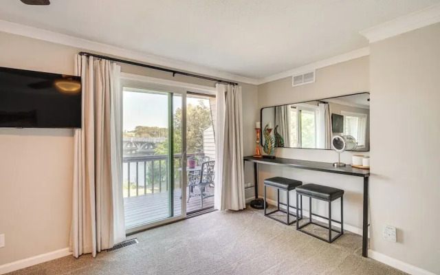 Riverfront Champlin Townhome w/ Deck & Water View!