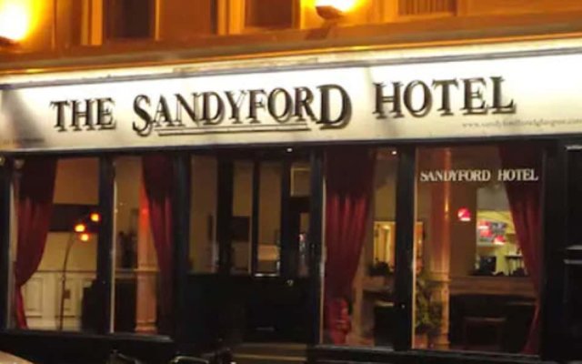Отель Sandyford Hotel Великобритания, Глазго - отзывы, цены и фото номеров - забронировать отель Sandyford Hotel онлайн вид на фасад