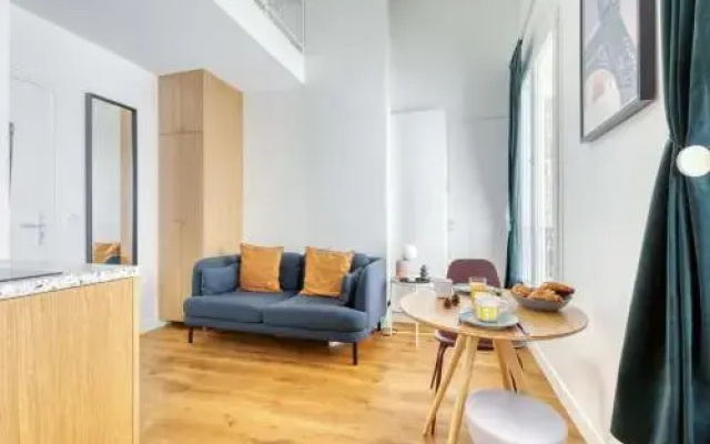 Cute and Bright Studio in a Courtyard-Montmartre(5)