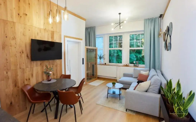 Apartament Budnicza Struga z Sauną i Parkingiem - 5D Apartamenty