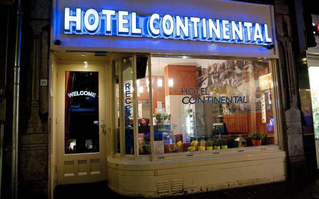 Hotel Continental Amsterdam Амстердам вид на фасад