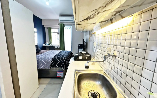 Homey Studio 1BR, Fast Wifi SMARTtv HotShower Tower H
