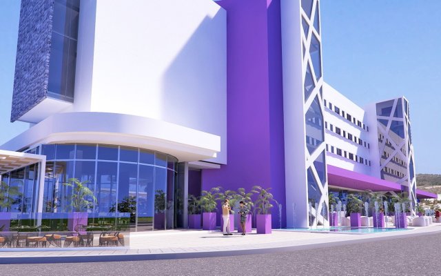 Отель Amethyst Napa Hotel & Spa Кипр, Айя-Напа - отзывы, цены и фото номеров - забронировать отель Amethyst Napa Hotel & Spa онлайн вид на фасад