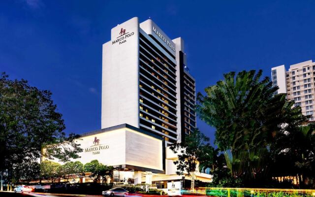 Отель Marco Polo Plaza Cebu Филиппины, Лапу-Лапу - отзывы, цены и фото номеров - забронировать отель Marco Polo Plaza Cebu онлайн вид на фасад
