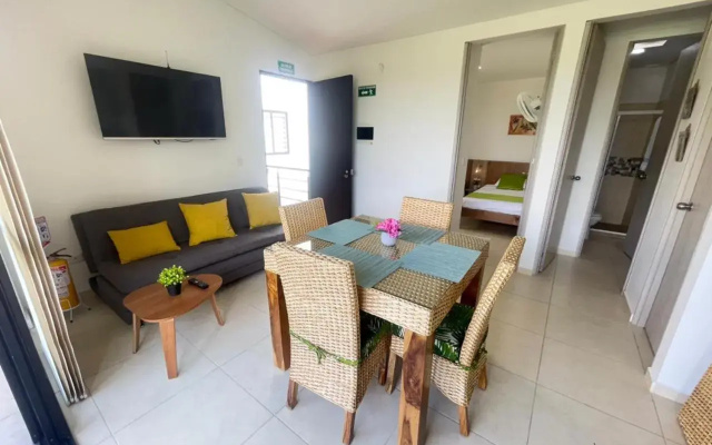 G308-Hermoso Apartamento en la Tebaida,en condominio campestre