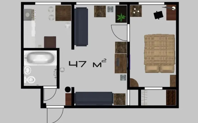 Vavilon dvuhkomnatnye apartamenty na Mamina-Sibirjaka 2