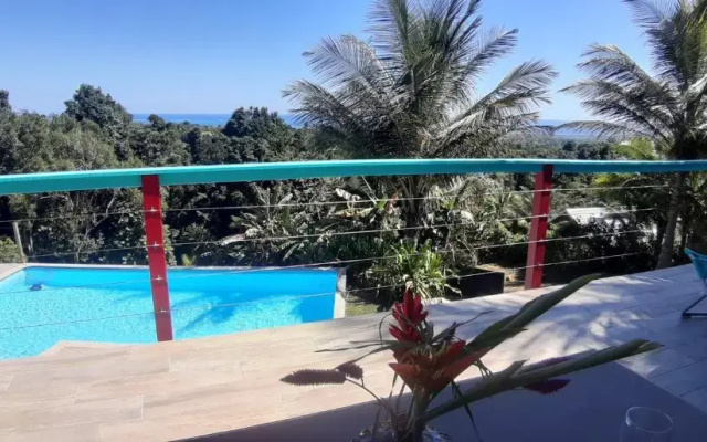 Villa créole vue mer