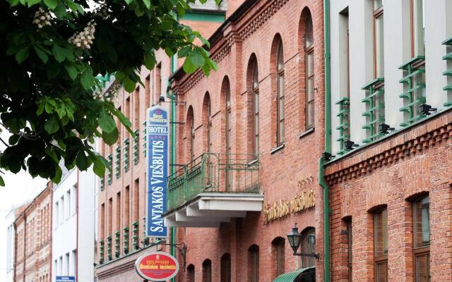 Отель Best Western Santakos Hotel Литва, Каунас - 1 отзыв об отеле, цены и фото номеров - забронировать отель Best Western Santakos Hotel онлайн вид на фасад
