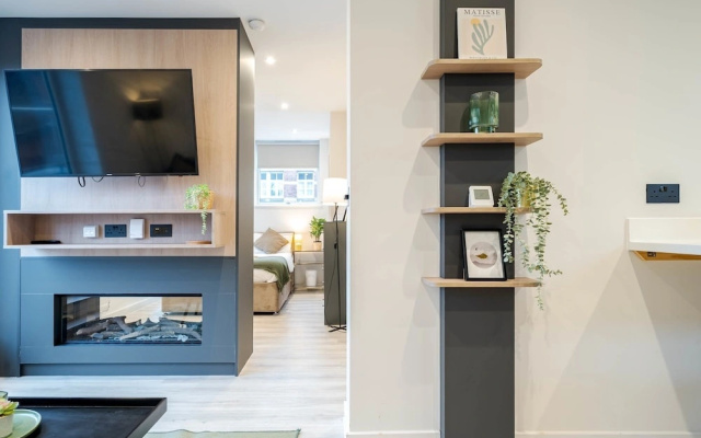 Leeds City-centre 1-bed With Private Roof Terrace