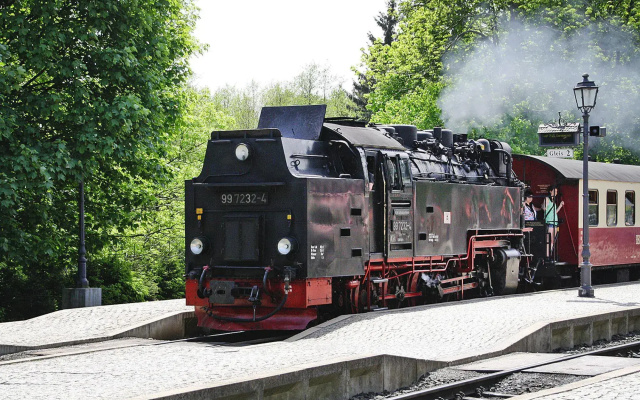 Apartment house historic train station, Drei Annen Hohne