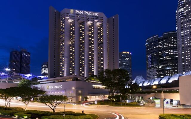 Отель Pan Pacific Singapore Сингапур вид на фасад