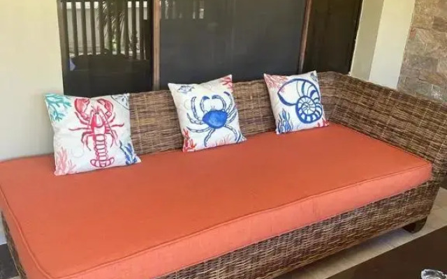 Las Terrenas beachfront 2 bedrooms condo with pool